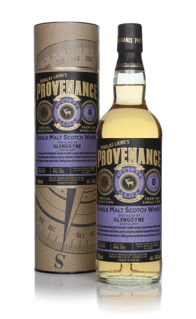 PROVENANCE, GLENGOYNE, 2017, 8 YEARS OLD, 70CL, 46.0% ALC./VOL.