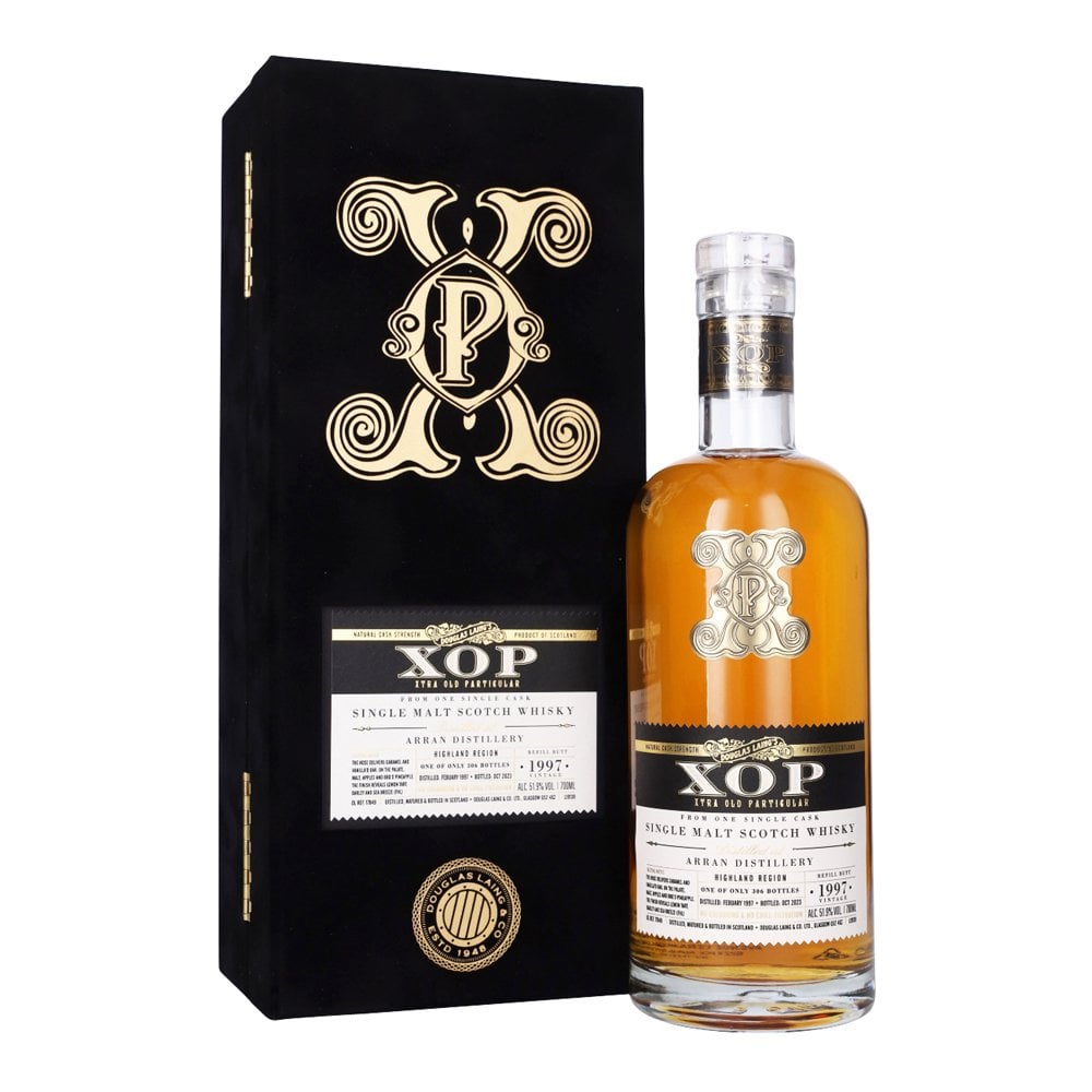 XOP - ARRAN , 1997, 26 YEARS OLD, 51.9% ALC/VOL.