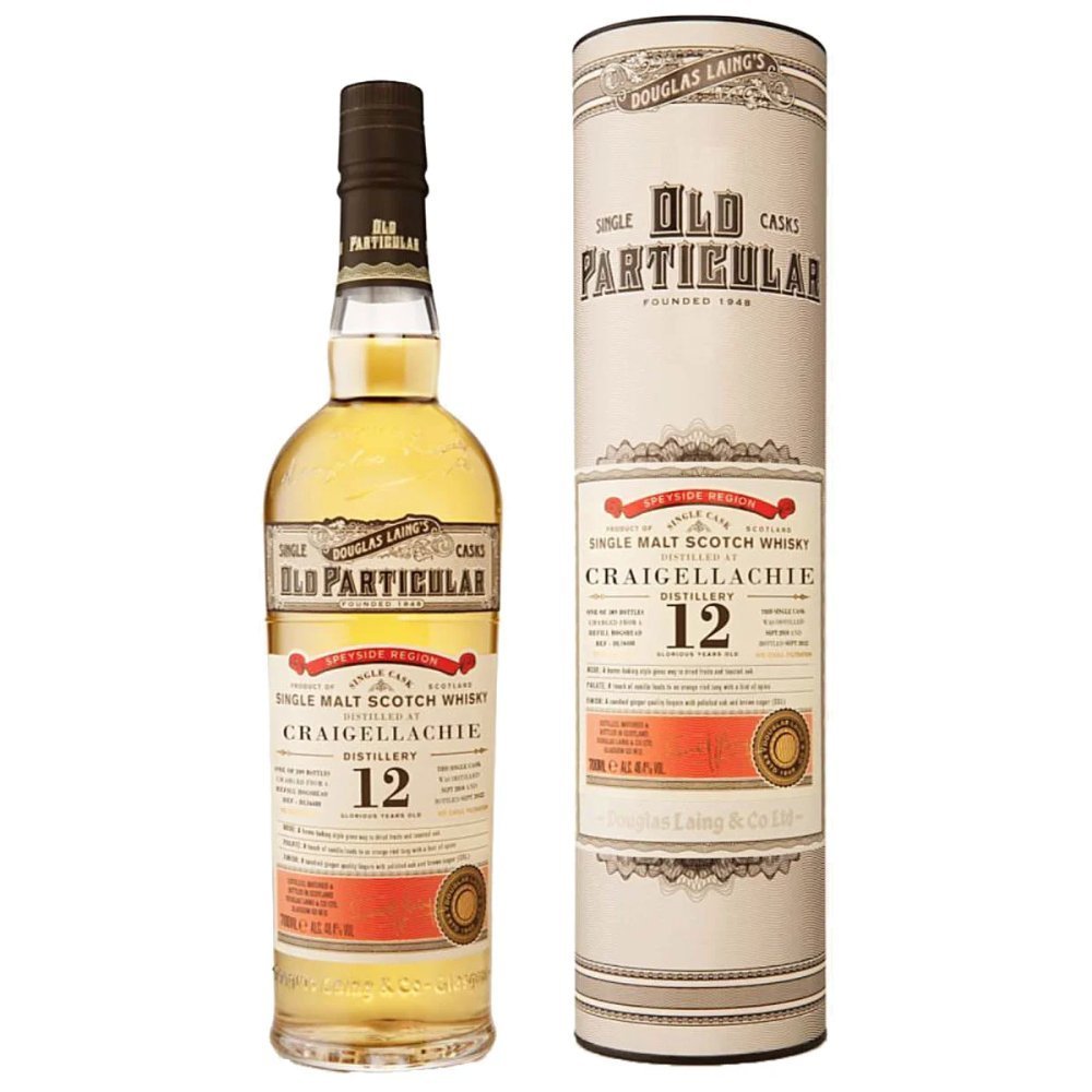 OLD PARTICULAR, CRAIGELLACHIE, 2010, 12 YEARS OLD, 70CL, 48.4% ALC./VOL.